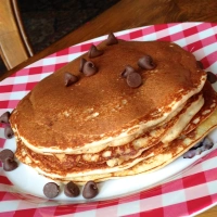 High Protein Buttermilk Pancakes